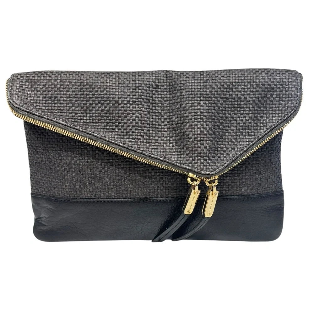Henri Bendel Debutante Asymmetrical‎ Envelope Clutch Bag